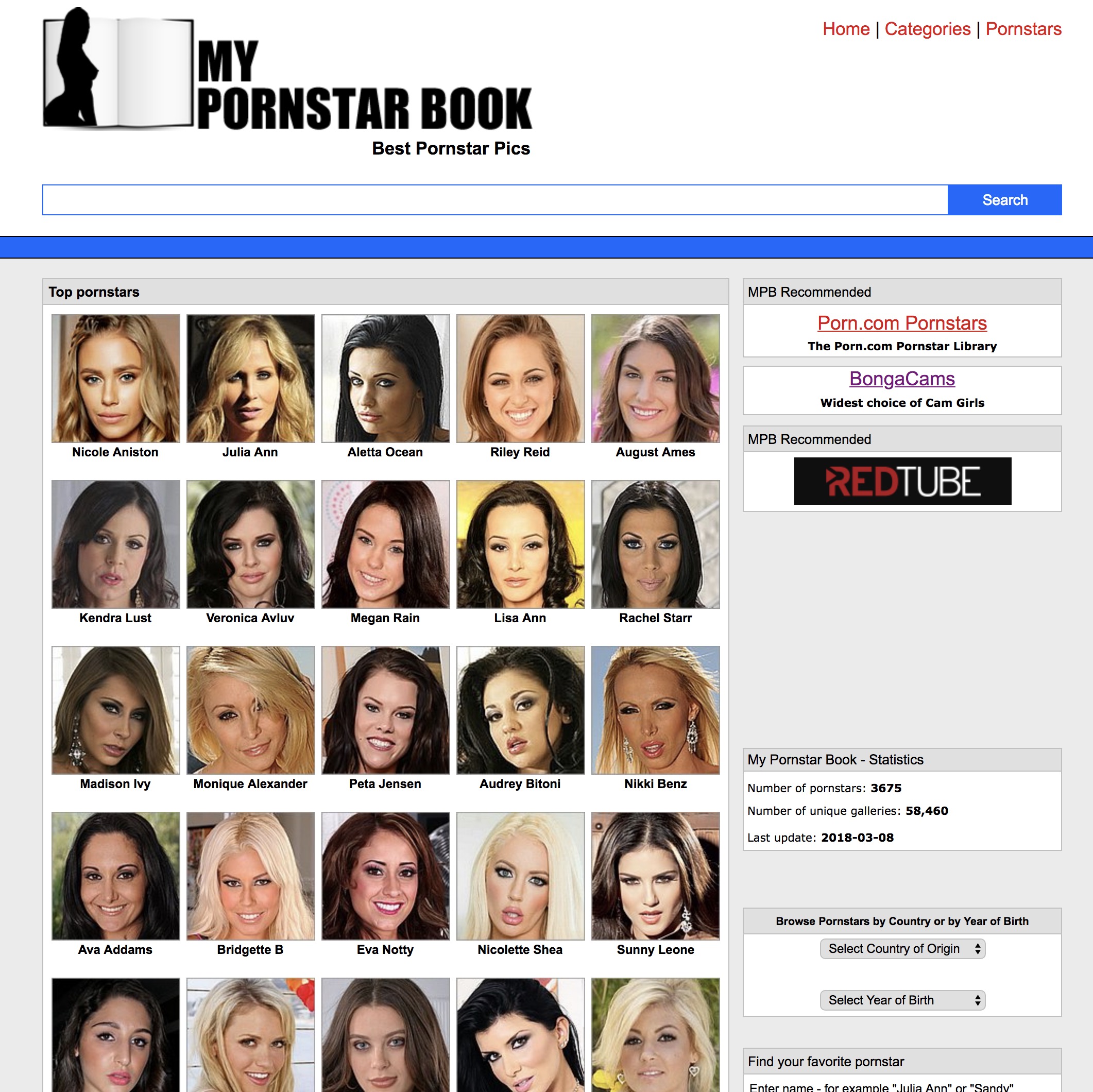 Porn Star Name List - MyPornstarBook + More Porn Sites Like Mypornstarbook....